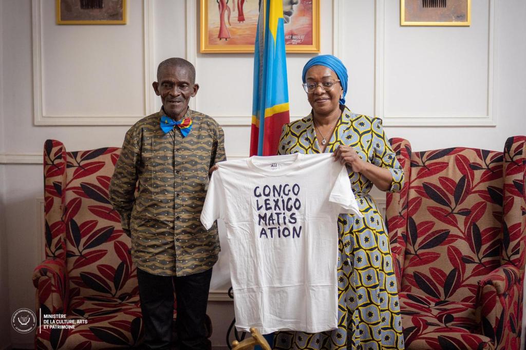 Eddy Malou rencontre Yolande Elebe Ministre de la culture congolaise